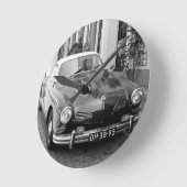 Classic Car Karmann Ghia Runde Wanduhr (Winkel)