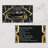 Classic Car Limousine Service Business Card Visitenkarte (Vorne/Hinten)