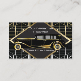 Classic Car Limousine Service Business Card Visitenkarte