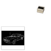 **CLASSIC CAR LOVER'S** WORD BRIEFMARKE GUMMISTEMPEL (Stempel)