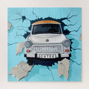 Classic Car Mural Vintage Kunst, Dichtung und Musi Puzzle