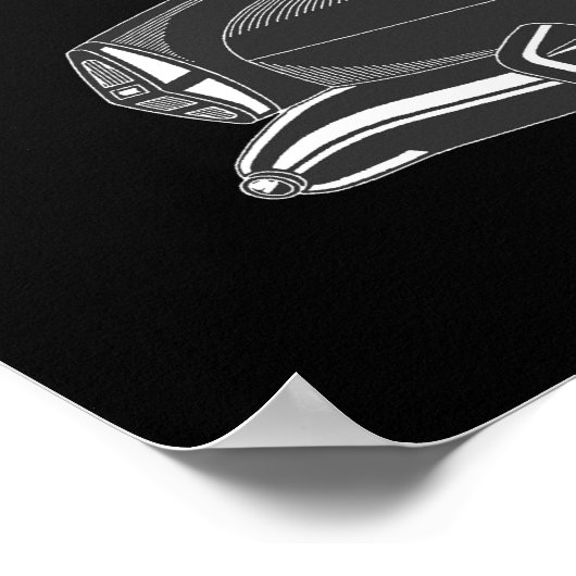 Classic Car Patent Poster (Ecke)