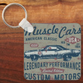 Classic Car Retro Schlüsselanhänger (Vorderseite)