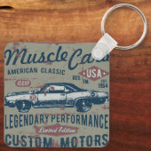 Classic Car Retro Schlüsselanhänger (Rückseite)