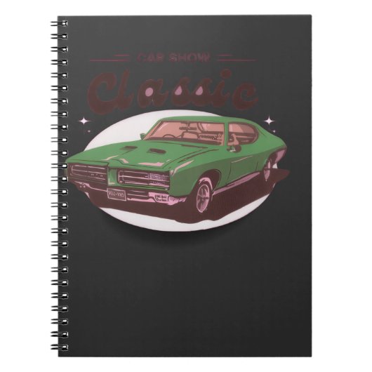 Classic Car Show Notizblock (Vorderseite)