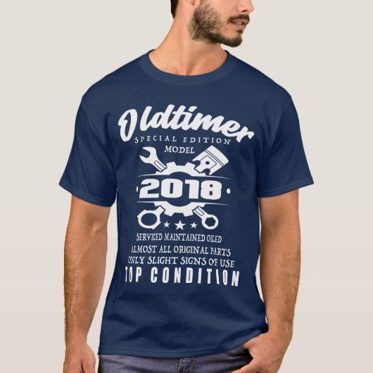 Classic Car Special Edition Model 2018 Birthday gi T-Shirt (Vorderseite)