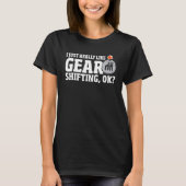 Classic Car Stick Shift Manual Gearbox   Manual Tr T-Shirt (Vorderseite)