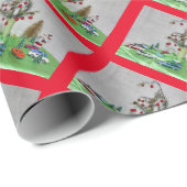 Classic Car Weihnachten Geschenkpapier (Rolleneckpunkt)
