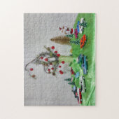 Classic Car Weihnachten Puzzle (Vertikal)