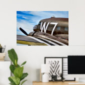 Classic Cargo Flugzeug Poster (Heimbüro)