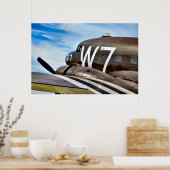 Classic Cargo Flugzeug Poster (Küche)