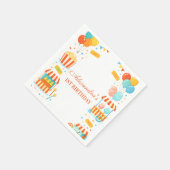 Classic Carnival Storybook Birthday Serviette (Ecke)