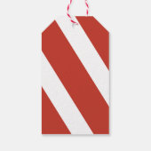 Classic Carnival Zelt "Vielen Dank" Liebesmarken Geschenkanhänger (Rückseite)