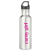 Classic Carny Girl Water Bottle Edelstahlflasche (Vorderseite)