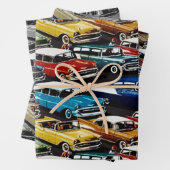 Classic Cars Geschenkpapier Set (Beispiel)
