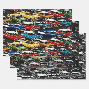 Classic Cars Geschenkpapier Set