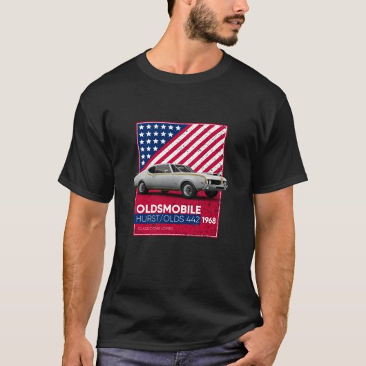 Classic Cars Hurst Olds 442 1968 T-Shirt (Vorderseite)