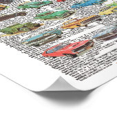 Classic Cars Poster (Ecke)