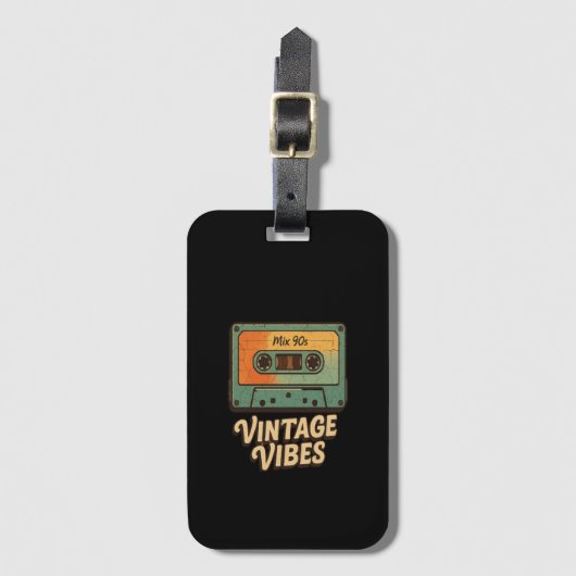 Classic Cassette Gepäckanhänger (Vorderseite Vertikal)