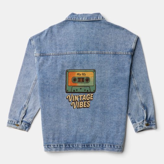 Classic Cassette Jeansjacke (Rückseite)
