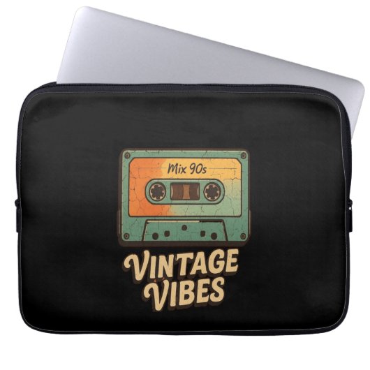 Classic Cassette Laptopschutzhülle (Vorderseite)