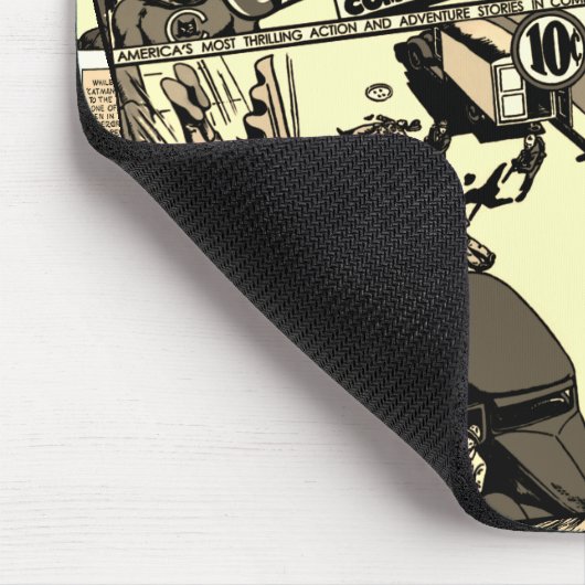 Classic CAT-MAN-Comicen Mousepad (Ecke)