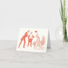 Classic Charles Dana Gibson Weihnachtskarte Feiertagskarte