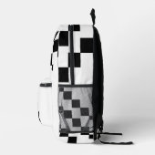 Classic Checkerboard Backpack Bedruckter Rucksack (Rechts)