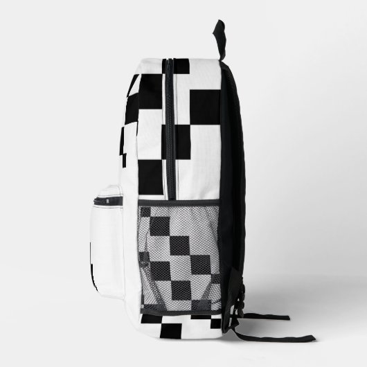 Classic Checkerboard Backpack Bedruckter Rucksack (Rechts)