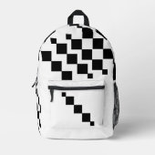 Classic Checkerboard Backpack Bedruckter Rucksack (Vorderseite)
