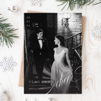 Classic Cheers Neuvermähltes Weihnachts-Foto