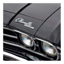 Classic Chevrlot Chevelle auf Black