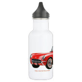 Classic_Chevrolet_Red_Corvette Edelstahlflasche (Links)
