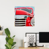 Classic Chevrolet Truck Poster (Heimbüro)