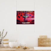 Classic Chevy Frisierte Auto Poster (Küche)