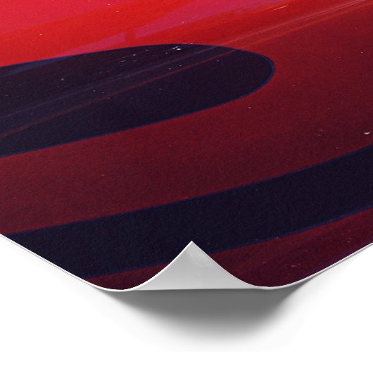 Classic Chevy Frisierte Auto Poster (Ecke)