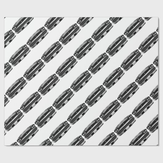 Classic Chevy Geschenkpapier (Flach)