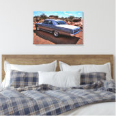 Classic Chevy Impala Frisierte Auto Leinwanddruck (Insitu (Schlafzimmer))