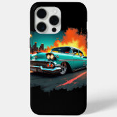Classic Chevy Street Art iPhone Case (Rückseite)