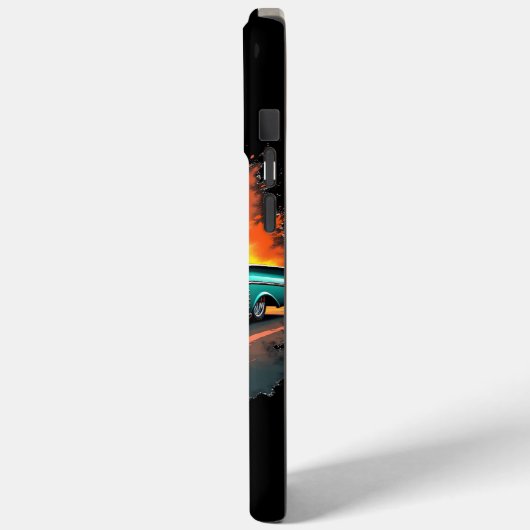 Classic Chevy Street Art iPhone Case (Rückseite / Links)