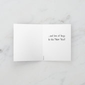 Classic Chic Young Christmas Card Feiertagskarte (Innenseite)