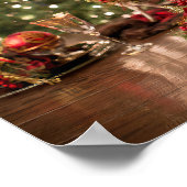 Classic Christmas Art Poster (Ecke)