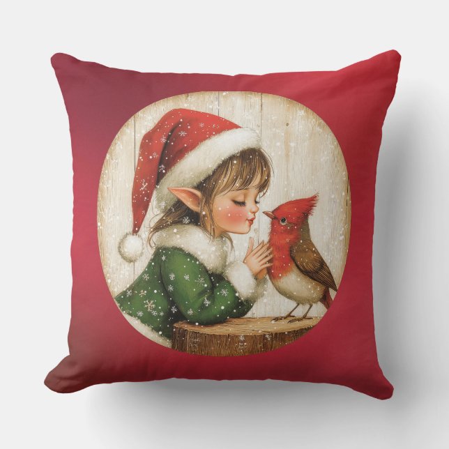 Classic Christmas Buffalo Kariert Kissen (Vorderseite)