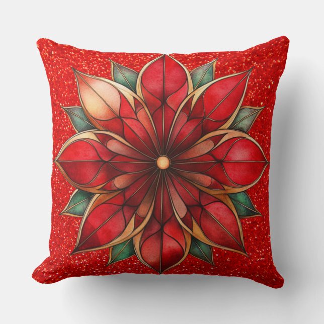 Classic Christmas Buffalo Kariert Kissen (Vorderseite)