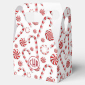 Classic Christmas Candy Cane Geschenkschachtel (Geöffnet)