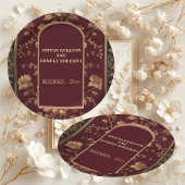 Classic Christmas Chinoiserie Traditional Wedding Pappteller