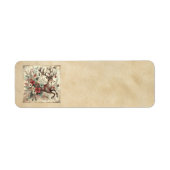 Classic Christmas Deer Address Labels (Vorne)