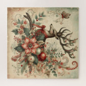 Classic Christmas Deer Jigsaw Puzzle (Horizontal)