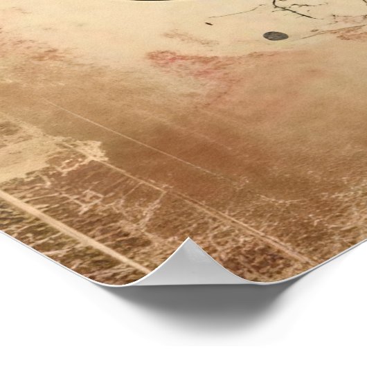 Classic Christmas Deer Poster (Ecke)