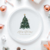 Classic Christmas Evergreen Pappteller